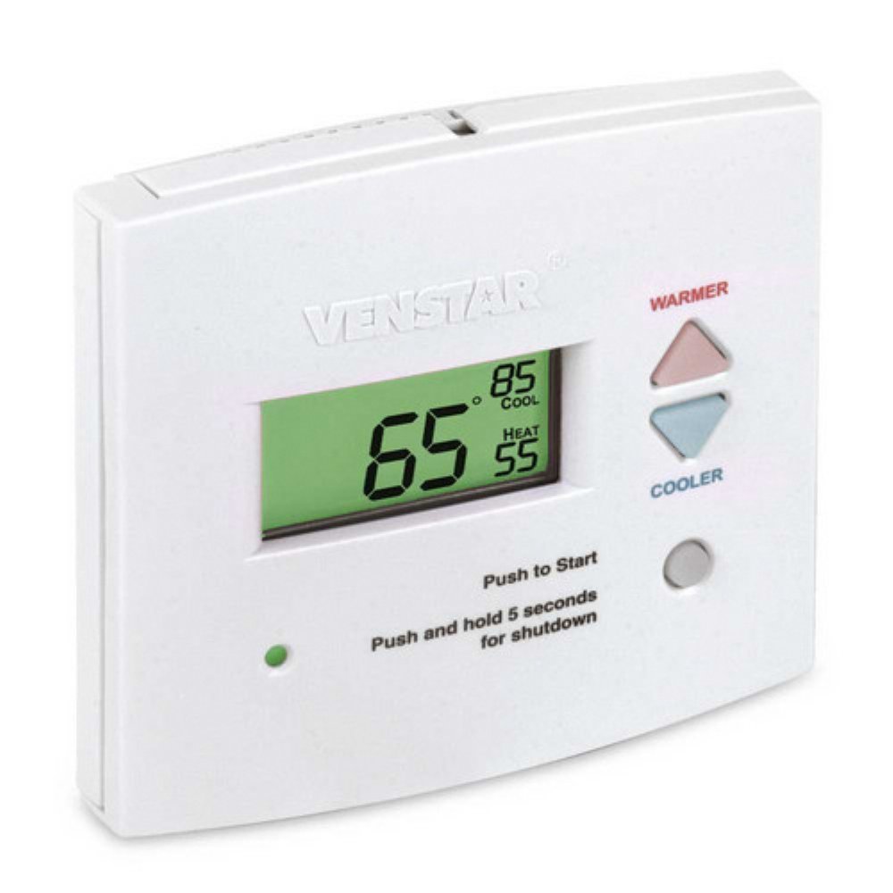 Venstar T2900SCH Platinum Slimline School Programmable Thermostat - Energy Efficient Temperature Control for Classrooms & Offices