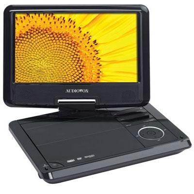 Audiovox DS9321 9-Inch Swivel Portable DVD Player with Built-in Rechargeable Battery - Perfect for Car Travel, Kids Entertainment & Home Movie Nights