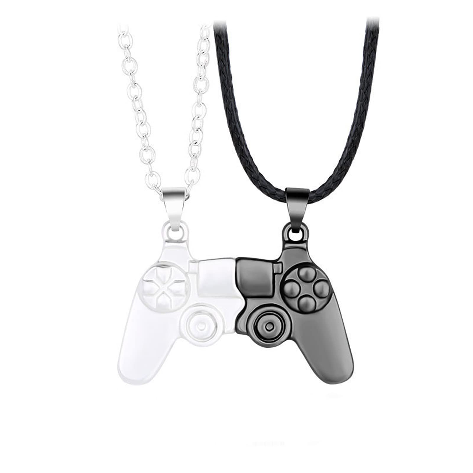 Game Controller Necklace for Couples - Matching Gamer Jewelry Gift for Gaming Enthusiasts