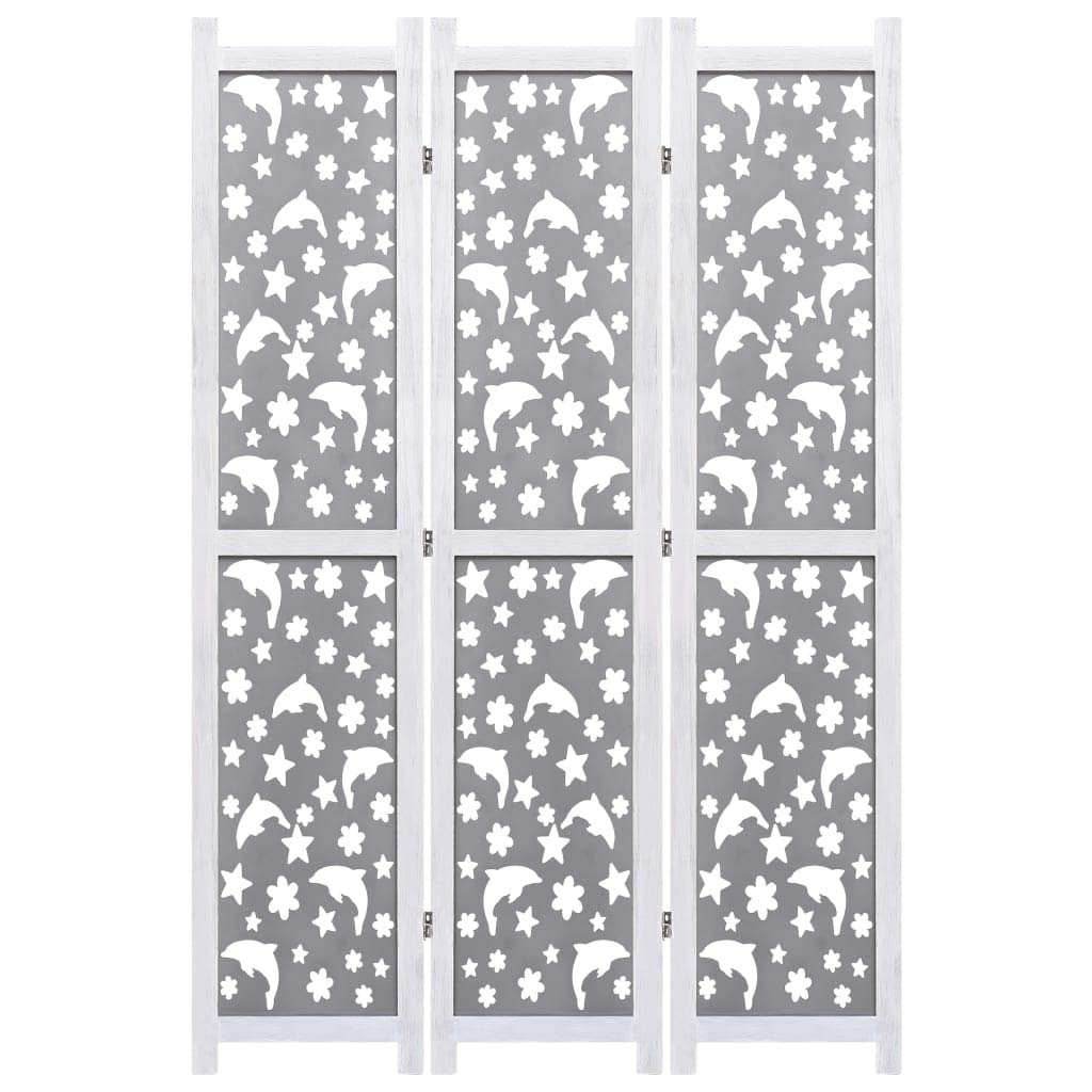 FAMIROSA 3-Panel Room Divider Screen - Freestanding Privacy Partition for Bedroom & Living Room - 41.3