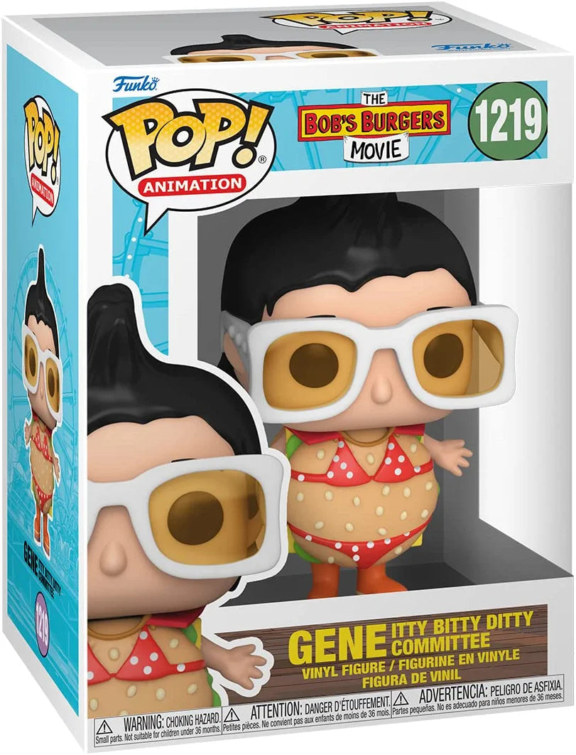 Bobs Burgers Movie Gene Itty Bitty Ditty Committee #1219 - Fun Collectible for Fans, Home Decor & Gift Idea