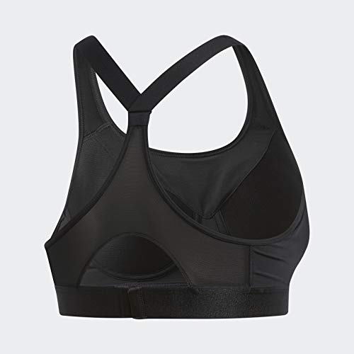 Adidas Stronger for It Racer Sports Bra for Women - Black, Size XS - High Support Workout Top for Running, Yoga & Gym Training