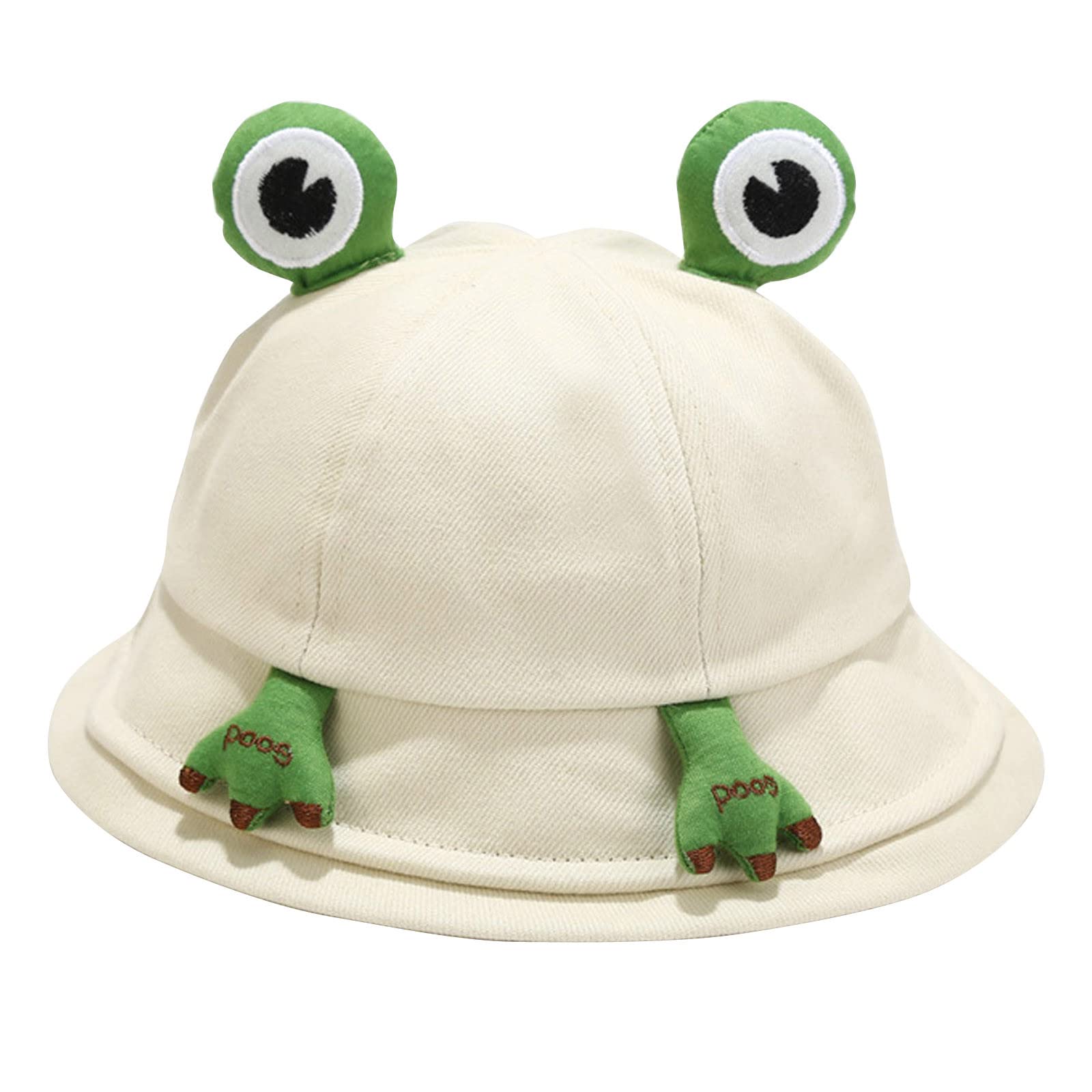 Kids Summer Sun Hat - Cotton Fisherman Bucket Hat for Boys & Girls with Floral Design - Wide Brim UV Protection for Beach, Park & Outdoor Activities