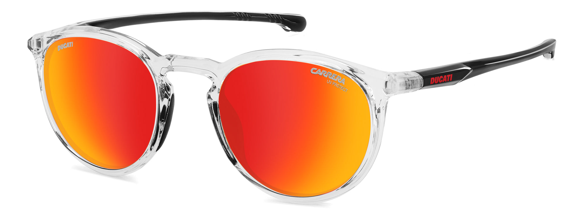 Ducati Carrera CARDUC 035/S Sunglasses - Polarized Motorcycle Riding Glasses for Men & Women - UV Protection for Cycling, Driving, Outdoor Sports & Adventure Activities