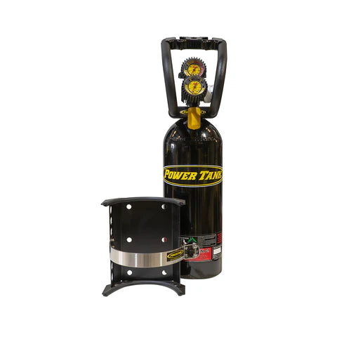 Power Tank Super Bracket - Heavy Duty CO2 Tank Holder for 5LB Cylinders - Perfect for Homebrew, Aquarium, and Kegerator Use