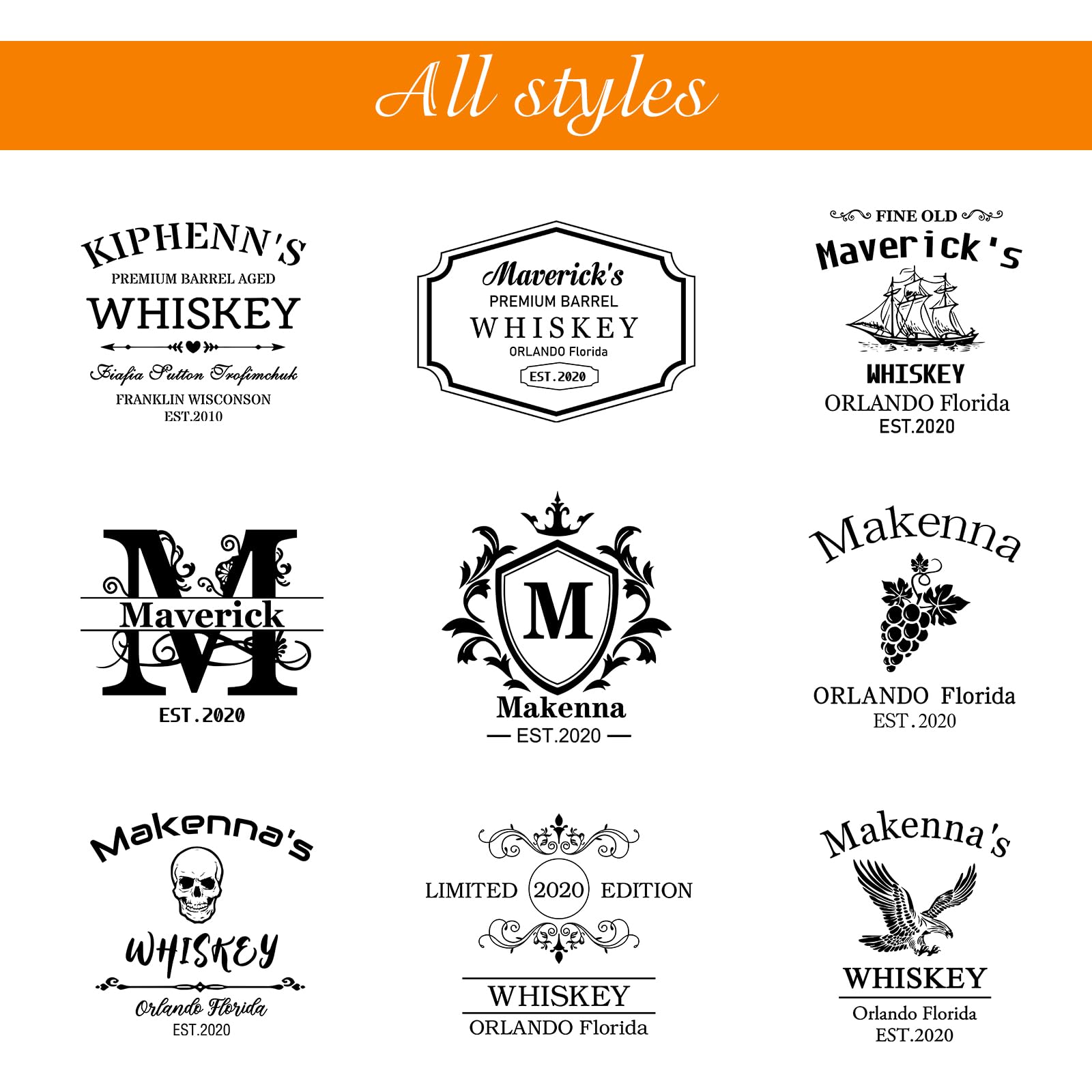 5L Personalized Whiskey Barrel - Custom Engraved Mini Oak Barrel for Aging Wine, Bourbon, Beer, Tequila & Rum - Wooden Dispenser with Stand - Perfect for Home Bars, Gifts & Craft Spirit Maturation