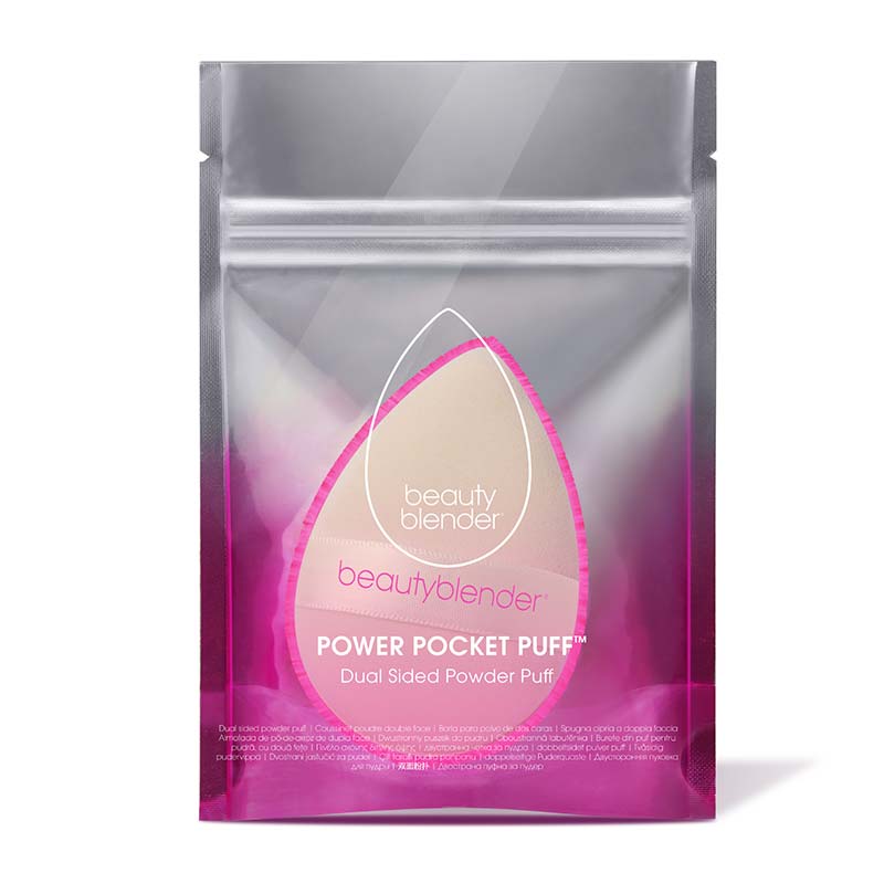 Beautyblender Power Pocket Puff™ - Makeup Sponge for Flawless Foundation & Concealer Application - Perfect for Travel & On-The-Go Touch Ups