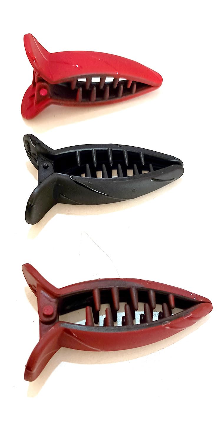 Stylish Korean Hair Clips for Women & Girls - 6pcs Dolphin Claw Hair Clutchers | Fashionable Hair Accessories for School, Work & Parties