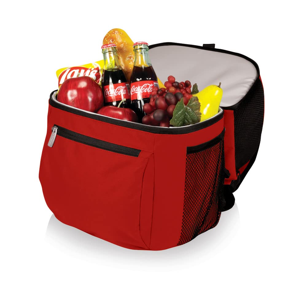 Picnic Time NCAA Louisville Cardinals Zuma Backpack Cooler - 20L Insulated Cooler Backpack for Outdoor, Tailgating, Camping & Beach - Red