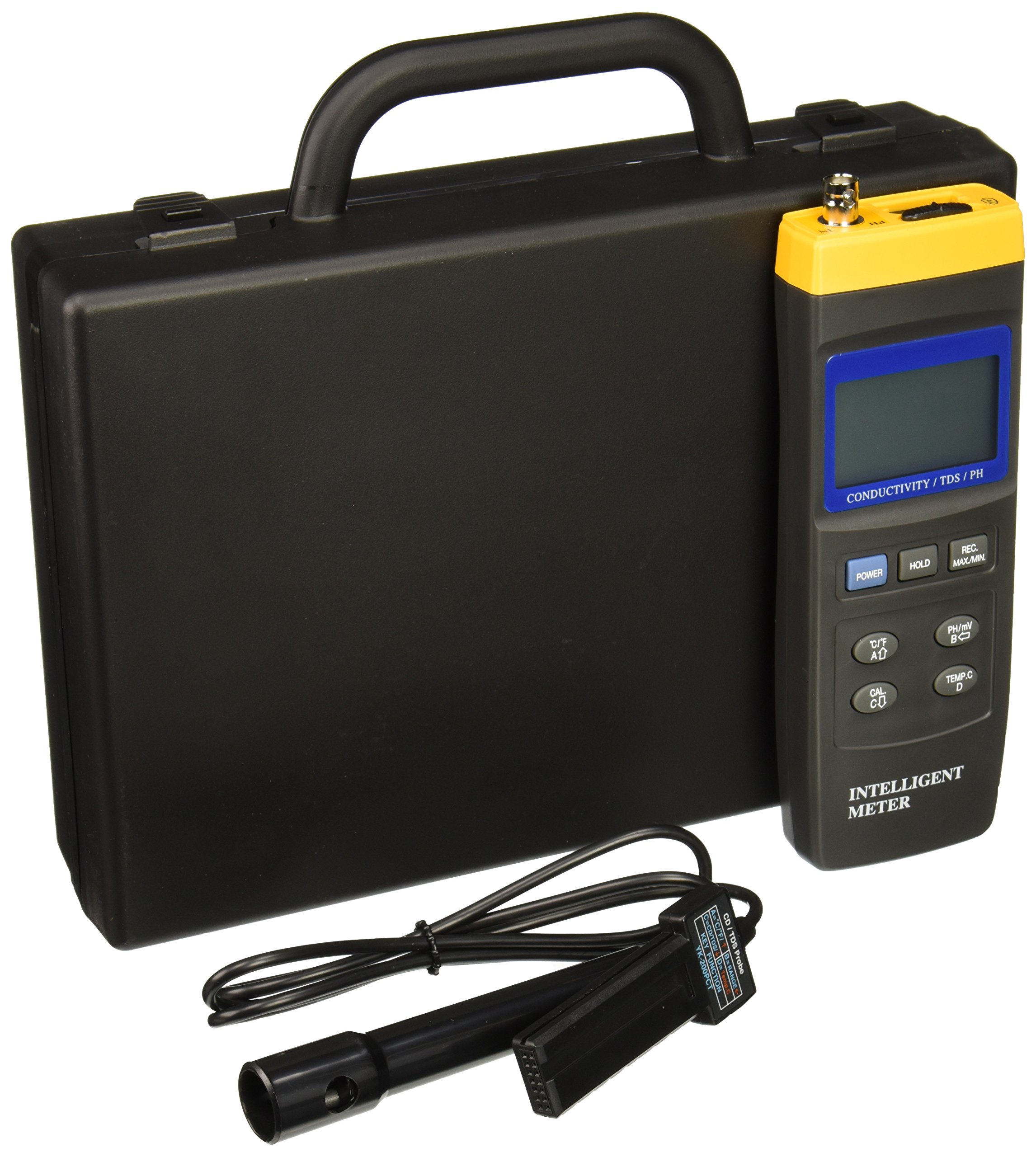 General Tools DCT2001 Digital Intelligent Conductivity Meter - Water Quality Tester for Pools, Aquariums & Hydroponics | Accurate EC Measurement for Home & Lab Use