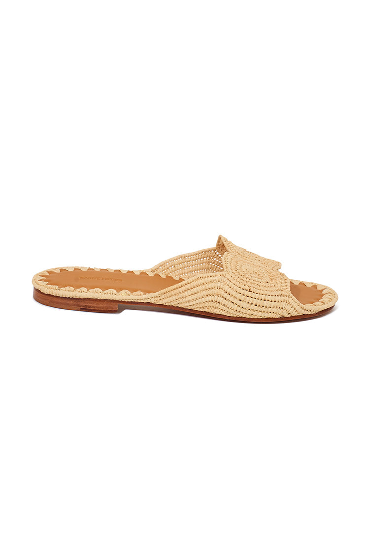 Carrie Forbes Naima Sandals - Women's Comfortable Leather Slide Sandals for Summer | Perfect for Beach, Vacation & Casual Outfits
