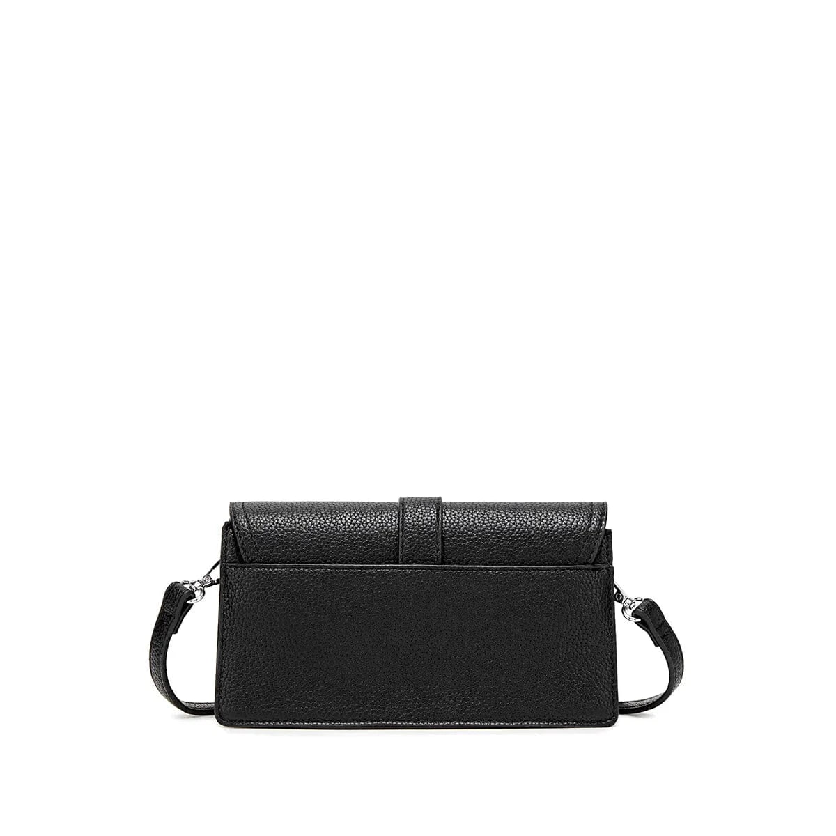 Vegan Leather Crossbody Bag for Women - Stylish Black Pebbled Shoulder Purse | Perfect for Work, Travel & Everyday Use