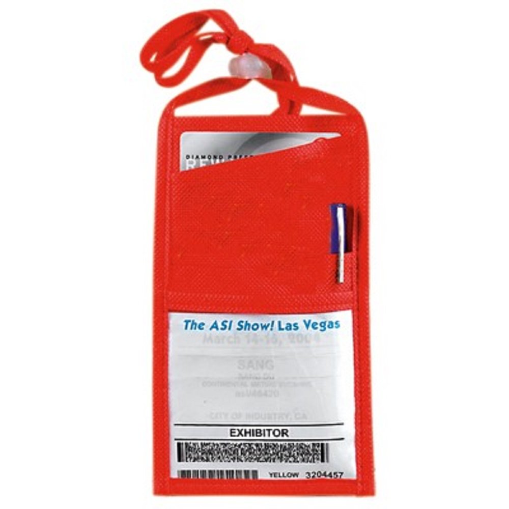 Yens® Fantasybag Travel ID Holder with RFID Blocking - Secure Passport Wallet for Women & Men - Red (NW-11) - Perfect for Airports, Cruises & International Travel