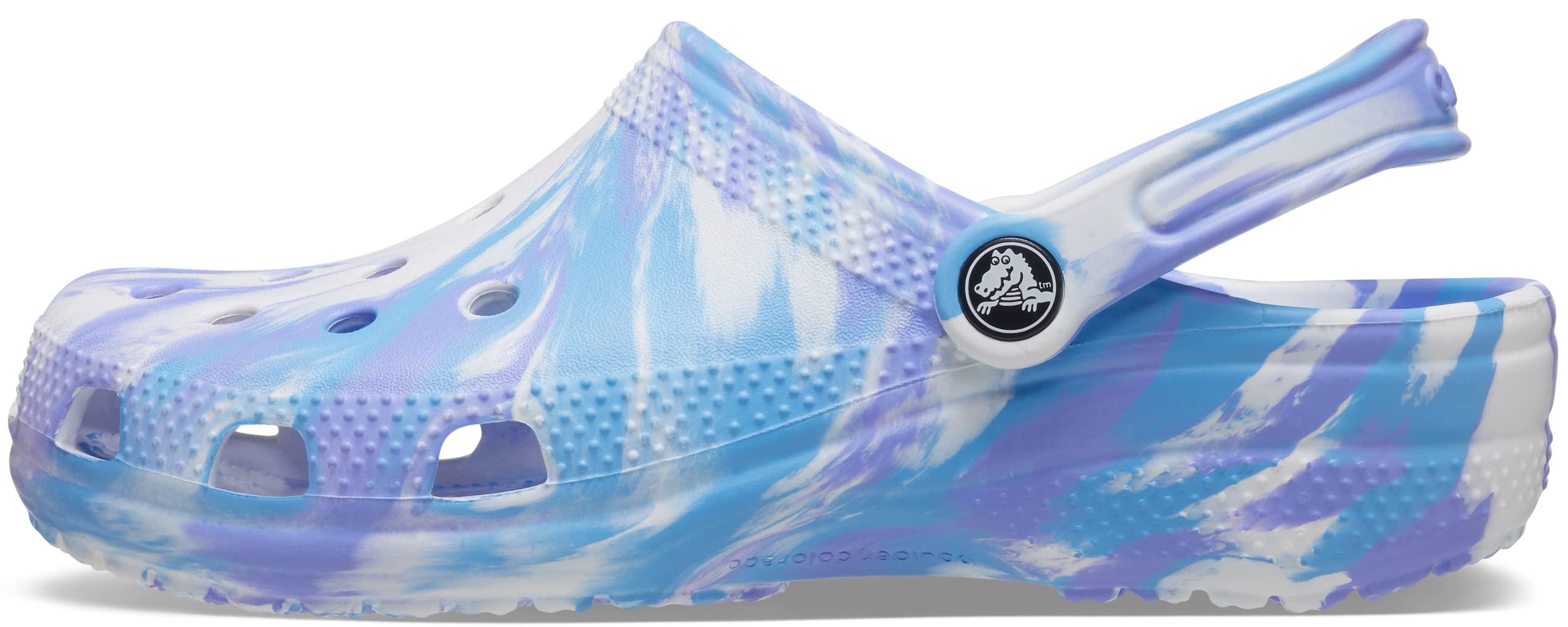 Crocs Unisex Classic Marbled Tie Dye Clog - Comfortable Slip-On Shoes for Men & Women - Perfect for Casual Wear, Gardening, Beach & Indoor Use
