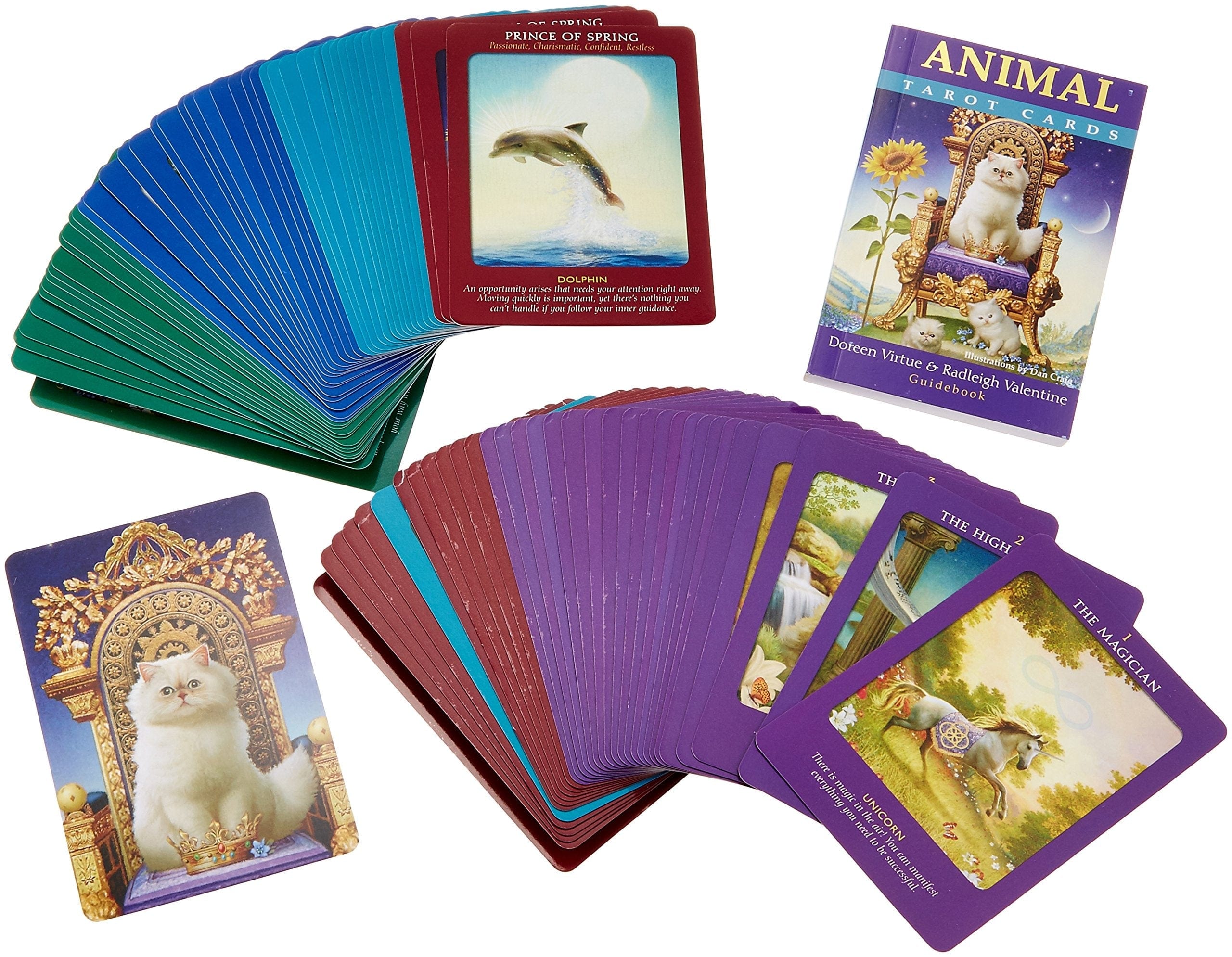 Animal Tarot Cards Deck - 78 Unique Spirit Animal Oracle Cards for Divination, Guidance & Self-Discovery | Perfect for Beginners, Meditation & Spiritual Growth (Nature-Themed Fortune Telling)