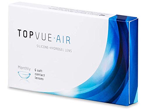 TopVue Air (6+4) Glasses - Blue Light Blocking & Anti-Reflective Lenses for Computer, Gaming & Office Use - Reduce Eye Strain & Improve Sleep Quality - Perfect for Digital Screen Users & Nighttime Reading