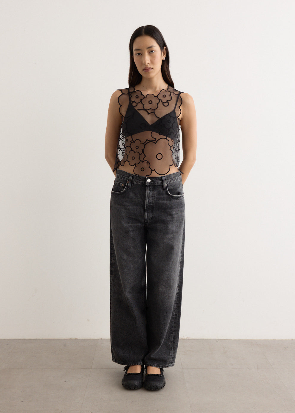 Alfie Black Floral Embroidered Top - Women's Fashion Blouse for Casual & Party Wear - Perfect for Date Night & Office Outfits