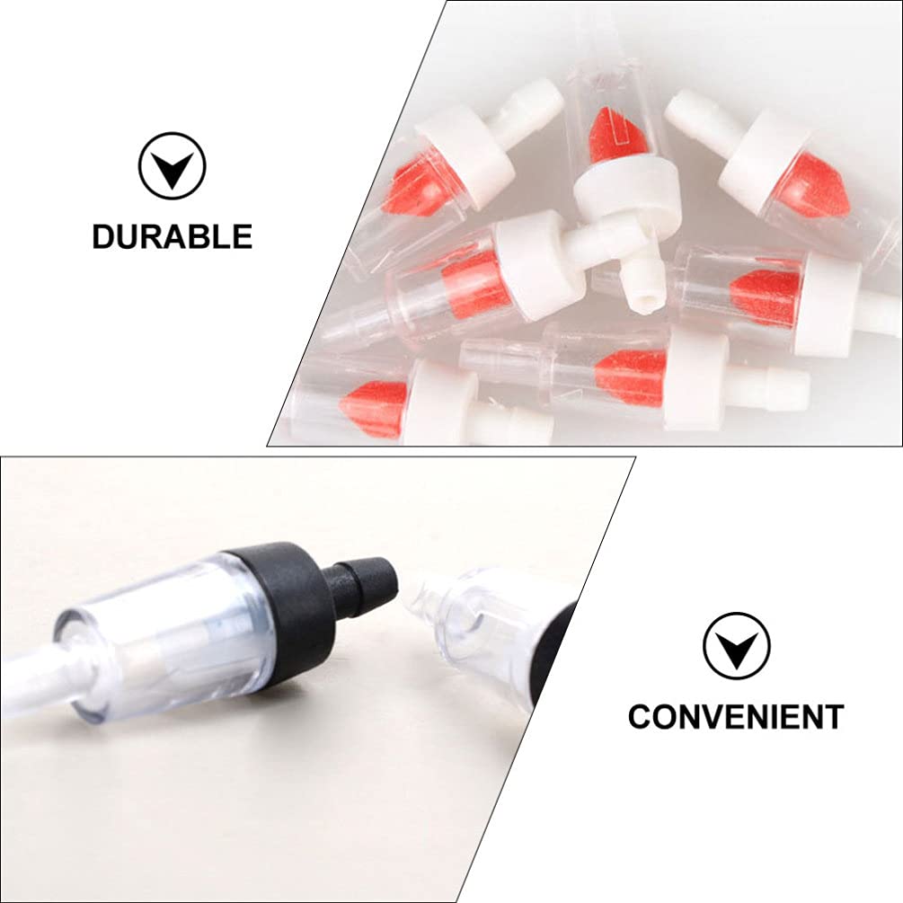 Balacoo 40pcs Air Pump Check Valve Kit - Plastic One Way Valve for Aquarium, Fish Tank, Air Hose Fittings - Perfect for Airline Tubing, Fish Dish, and Pond Aeration Systems