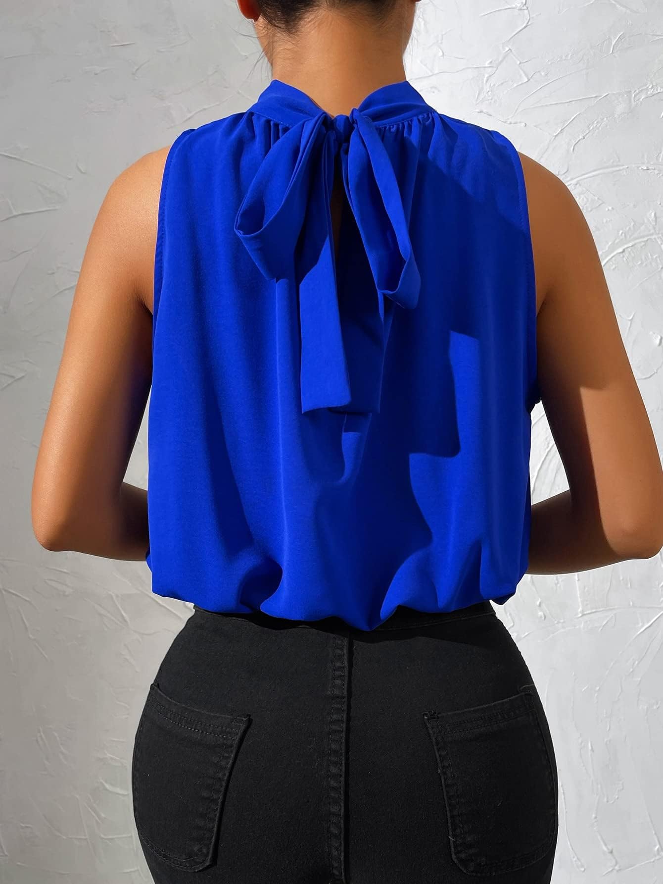 SOLY HUX Women's Halter Tops - Sleeveless High Neck Summer Crop Tops for Dressy & Casual Wear | Perfect for Beach, Party, and Everyday Outfits