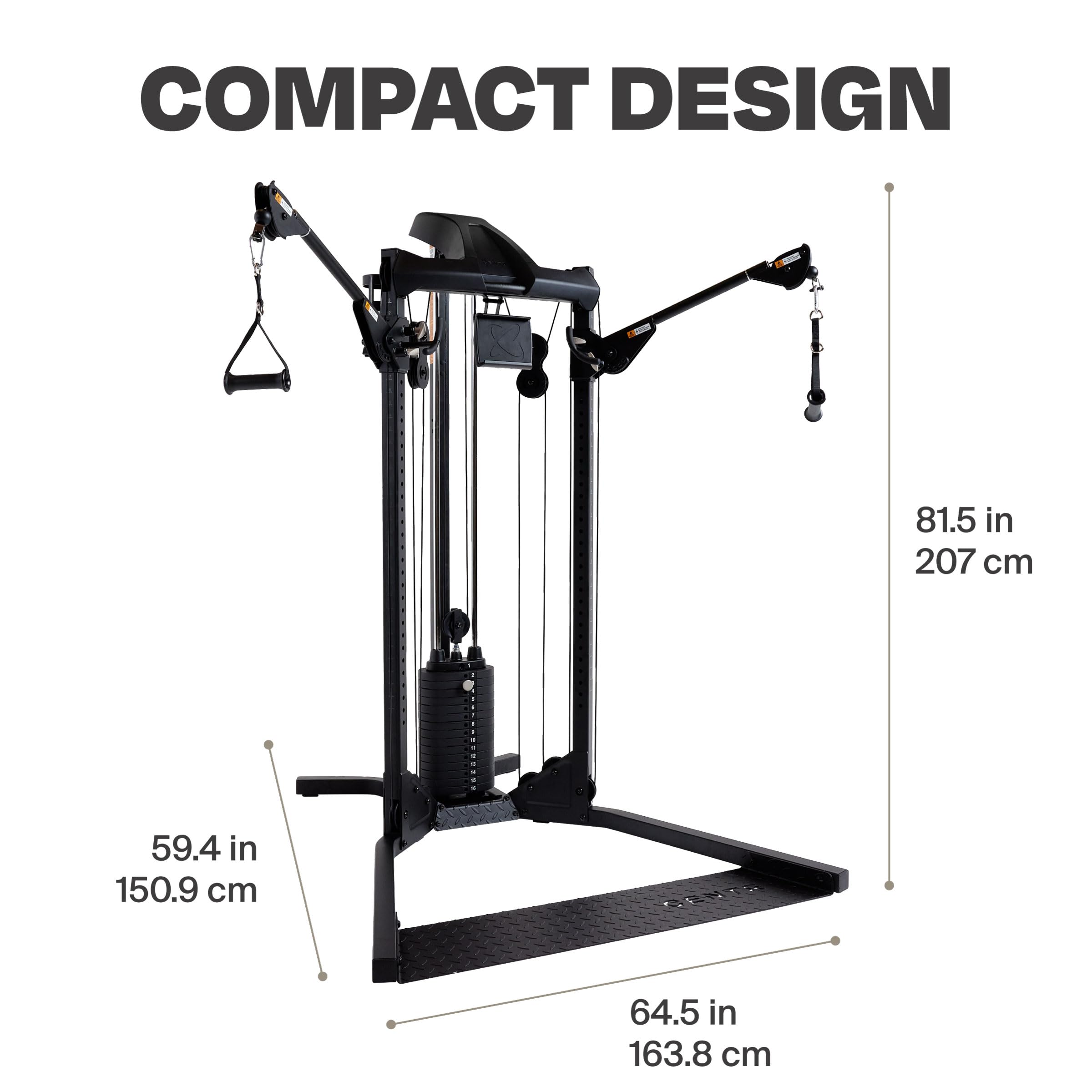 Home Gym Functional Trainer - Multifunctional Cable Machine for Strength Training & Full Body Workouts | Compact Exercise Equipment for Home Fitness | Perfect for Small Spaces & Strength Building