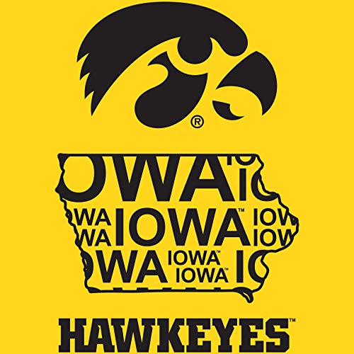 Hawkeye State Outline - Gold