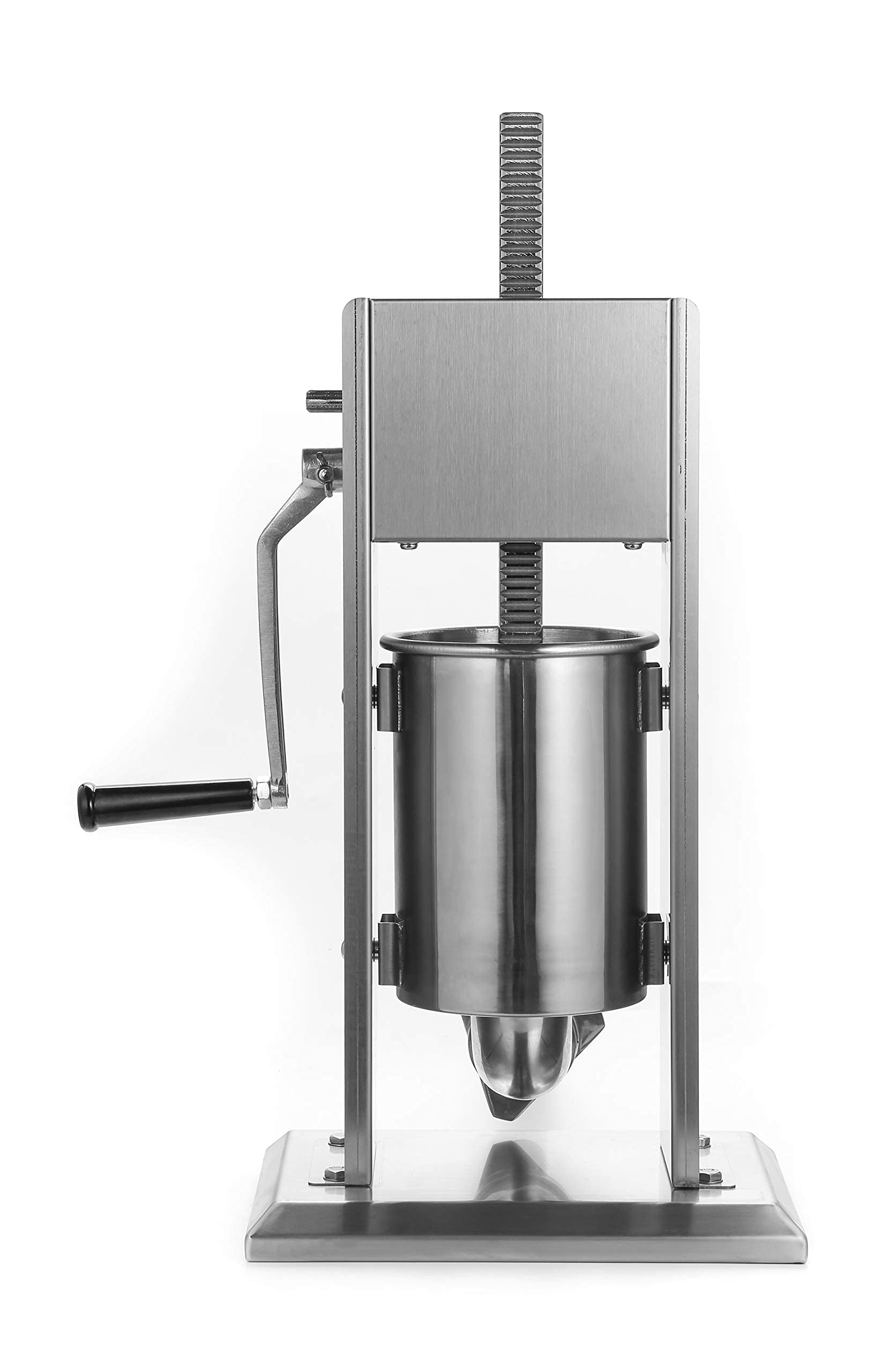 Premium Stainless Steel Vertical Sausage Stuffer - 7Lb/3L Capacity, Dual Speed Motor, Easy to Clean - Perfect for Home Kitchen, Butcher Shop & Sausage Making Business