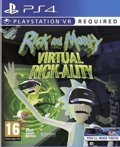 Rick and Morty Virtual Rick-Ality PS4 VR Game - Immersive Adventure for PlayStation 4 Virtual Reality - Perfect for Fans of Sci-Fi Comedy and Interactive Gaming