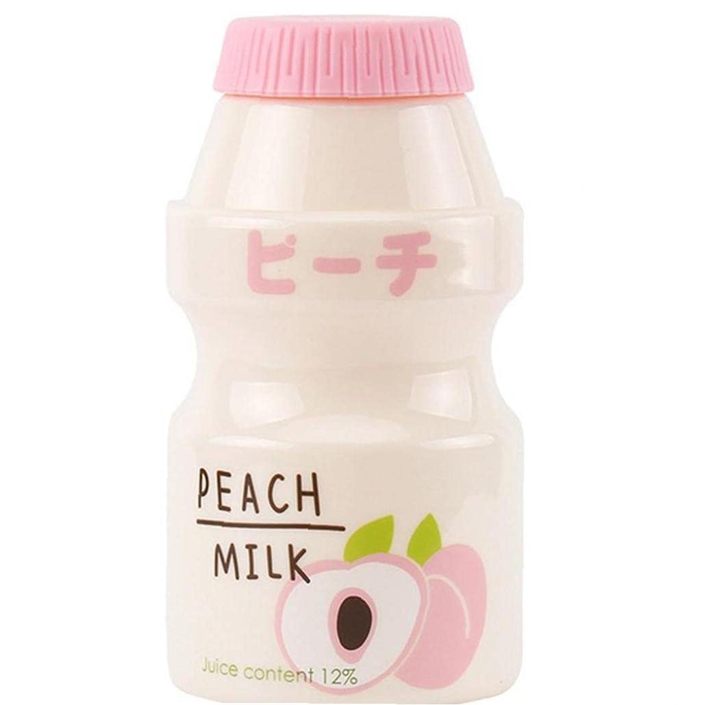 Kawaii Peach Water Bottle for Kids - Leak Proof, Portable & Cute Drinking Bottle for Girls - Perfect for School, Travel & Outdoor Activities
