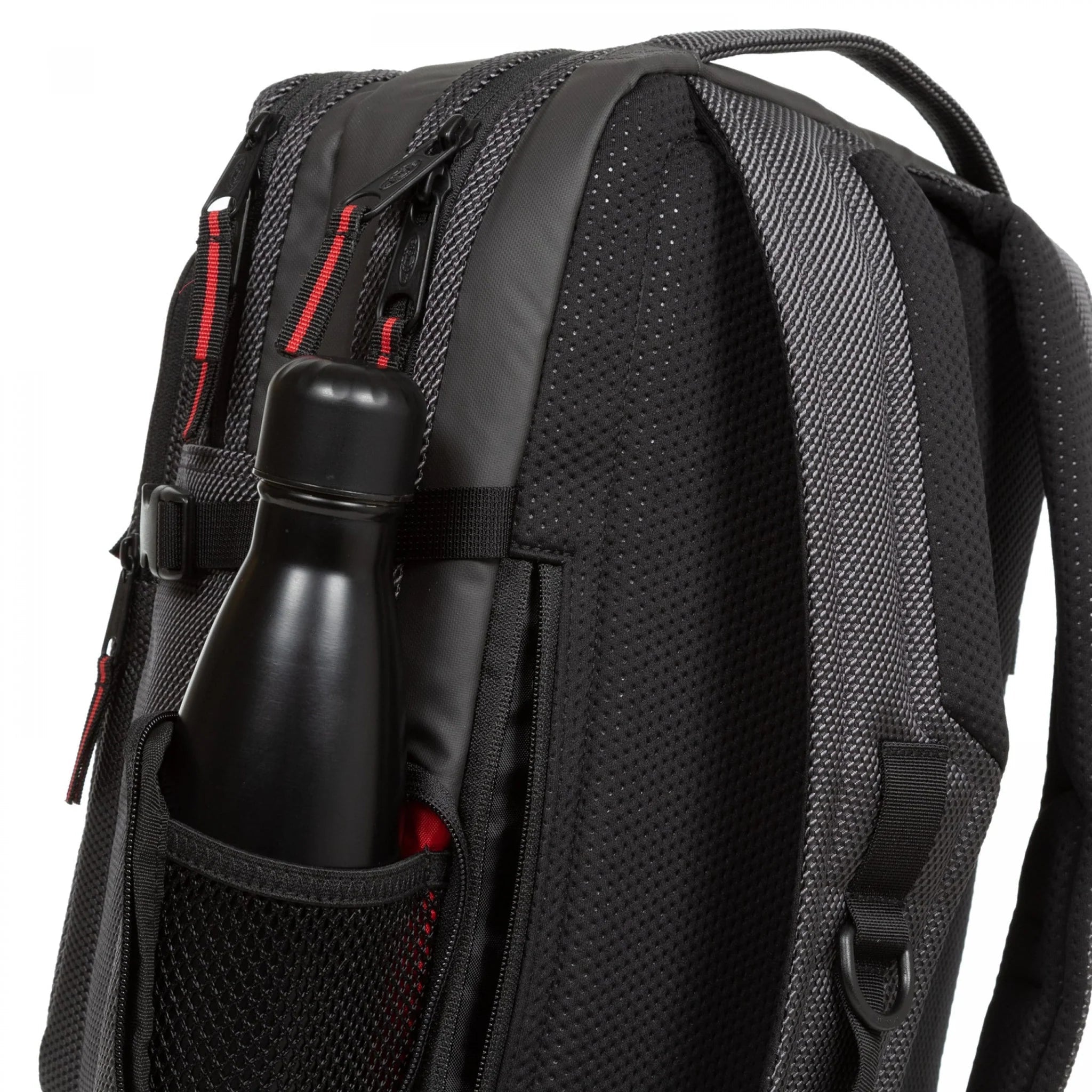 Eastpak Tecum L CNNCT Backpack - Lightweight Laptop Backpack for Work & Travel, Durable Water-Resistant Material, Accent Grey - Perfect for Commuting, College & Outdoor Adventures