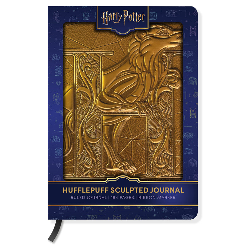 Harry Potter Hufflepuff Journal - Leather Bound Notebook for Wizards & Witches - Perfect for Note Taking, Spells, and Gift Giving