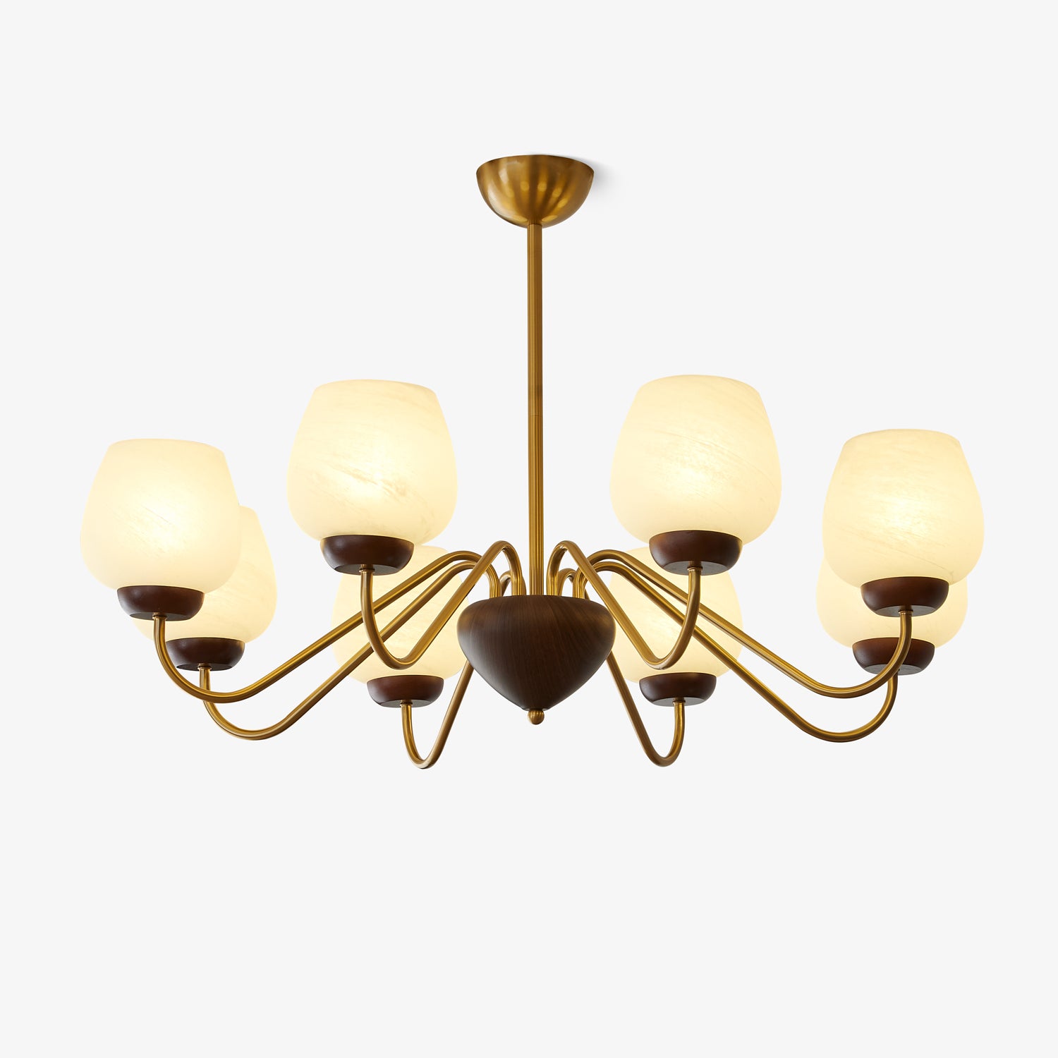 Elegant Aurora Crystal Chandelier - Modern Ceiling Light Fixture for Dining Room, Living Room & Bedroom | Perfect for Home Decor & Wedding Venues