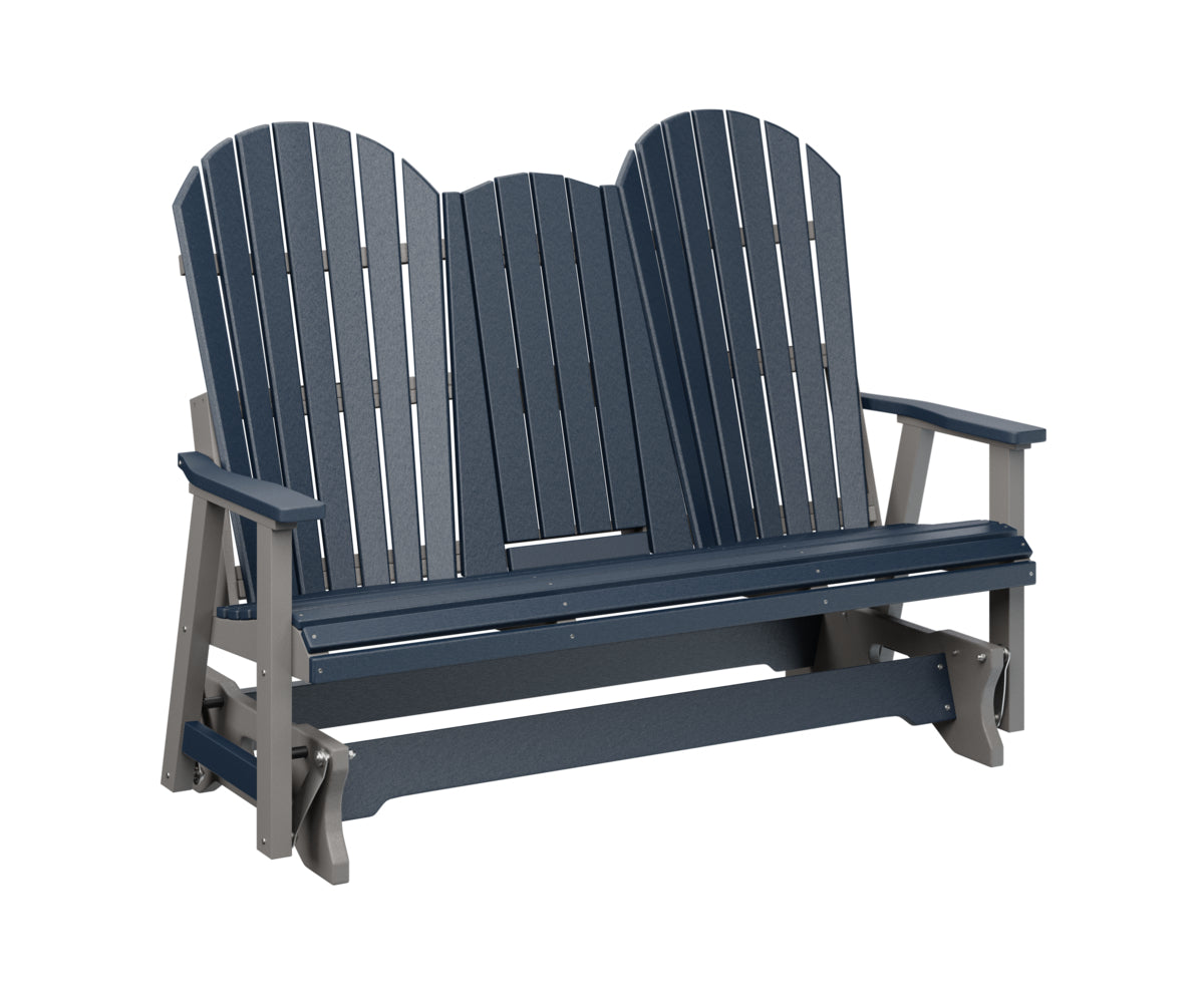 Navy Blue on Light Gray