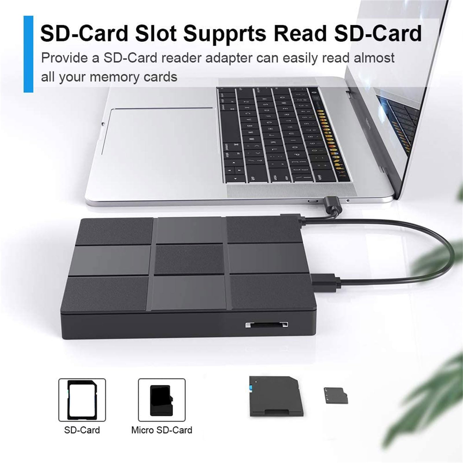 Fast USB 3.0 & USB-C External Data Transfer Device for PC - Ideal for Gaming, Media Storage & Backup Solutions