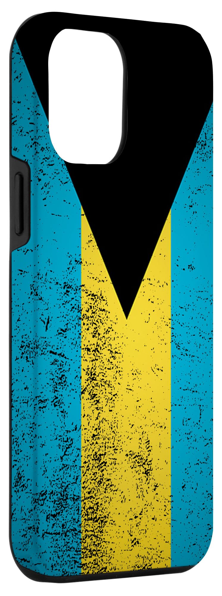 iPhone 12 Pro Max Case - Vintage Bahamas Flag Design, American & Caribbean Style Protective Phone Cover | Perfect Gift for Travel Lovers & Island Vibes Enthusiasts