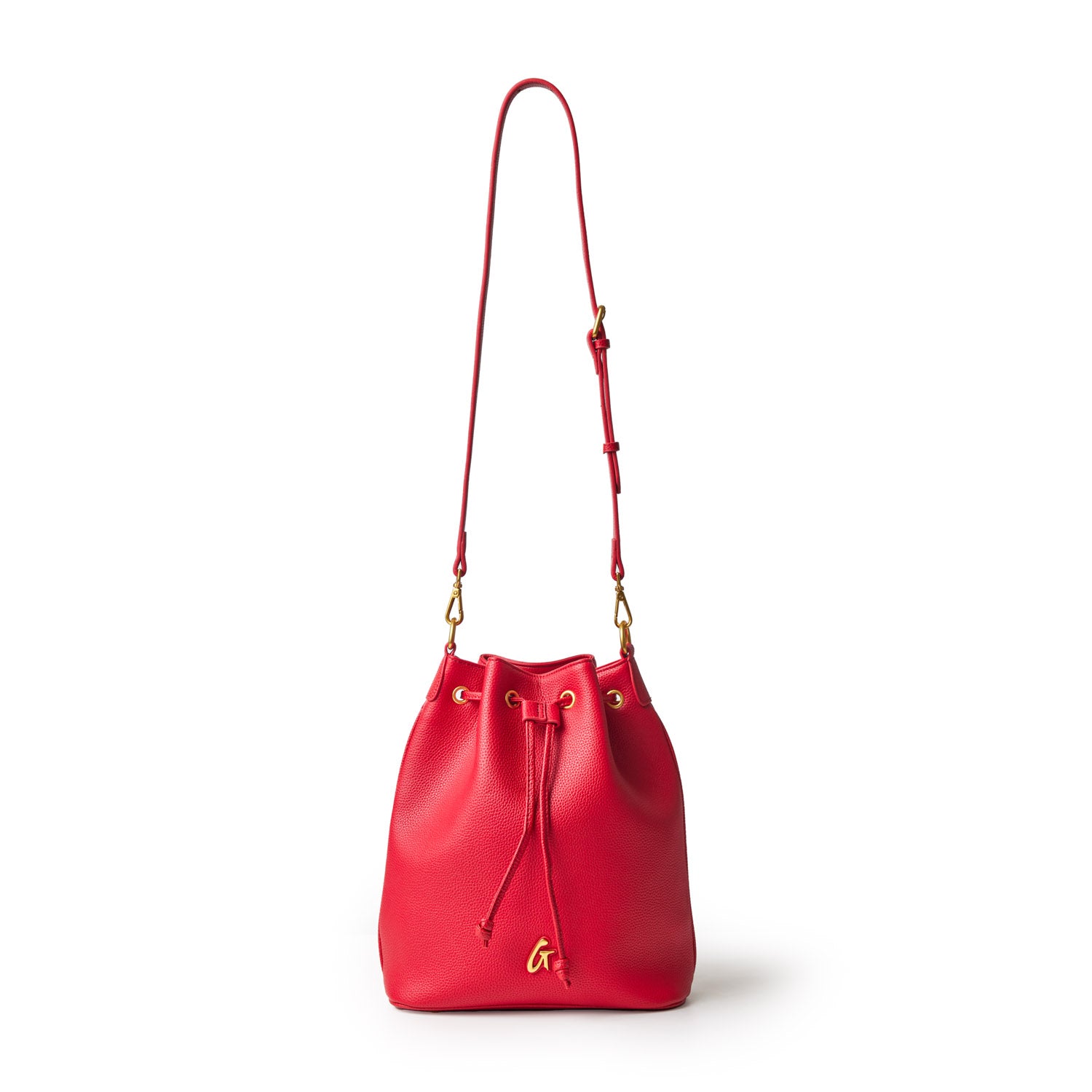 Large Pebble Bucket Bag in Red - Stylish & Spacious Women's Handbag for Casual Outings, Travel & Everyday Use