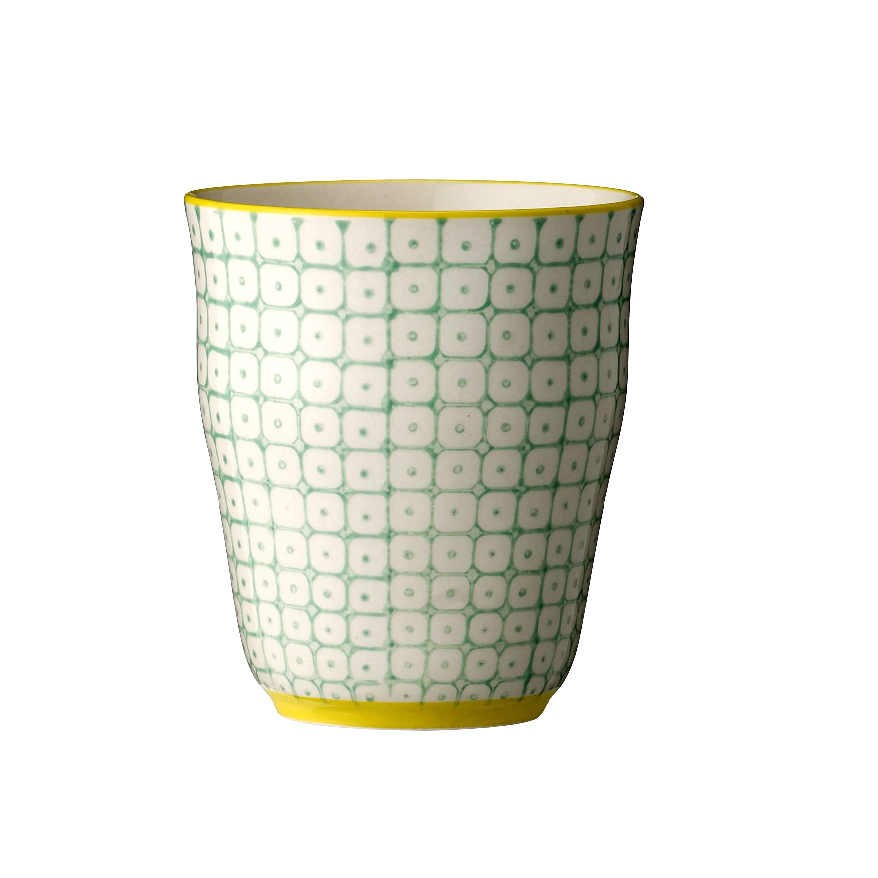 Bloomingville Carla Ceramic Coffee Mugs Set of 6 - 8.5 x 9.5 cm Handmade Stoneware Cups for Tea, Hot Chocolate & Breakfast - Perfect for Home, Office & Gifts