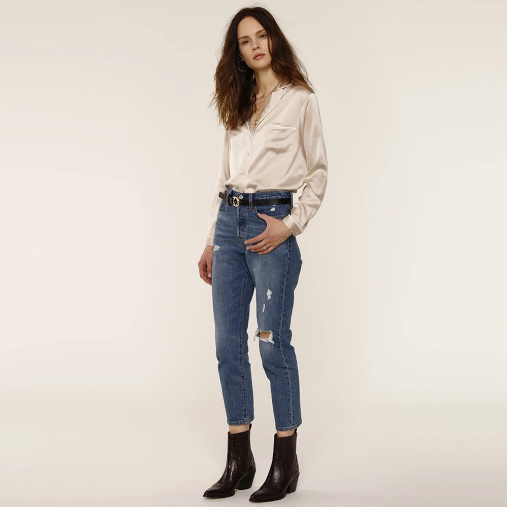 Benny Blouse for Women - Stylish Black Blouse for Casual & Office Wear | Comfortable & Fashionable Top for Everyday Outfits