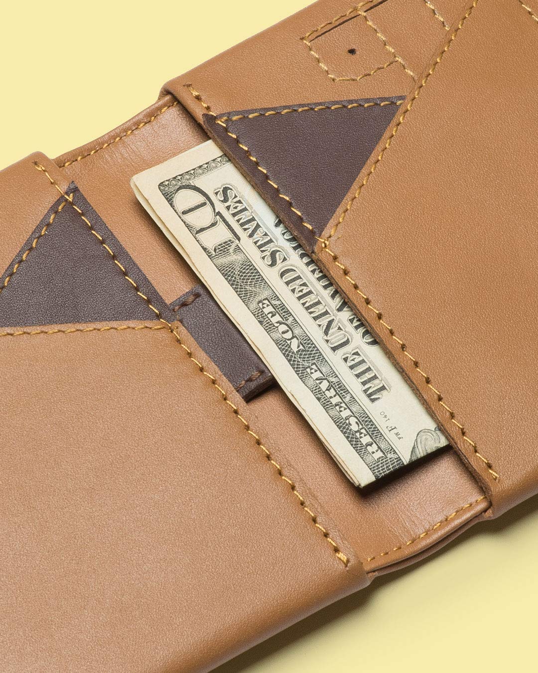 AUROCHS GRAVITY - Slim RFID Leather Bifold Wallet for Men | Minimalist Design | Premium Tan Leather | Ideal Gift for Dad, Husband & Boyfriend | Perfect for Everyday Carry, Travel & Business