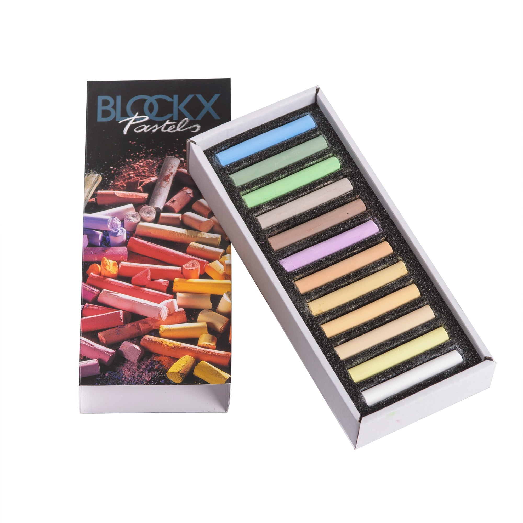 12 Pack Soft Pastel Chalk Set - Light Colors for Artists, Kids & DIY Crafts | Perfect for Drawing, Sketching & School Projects