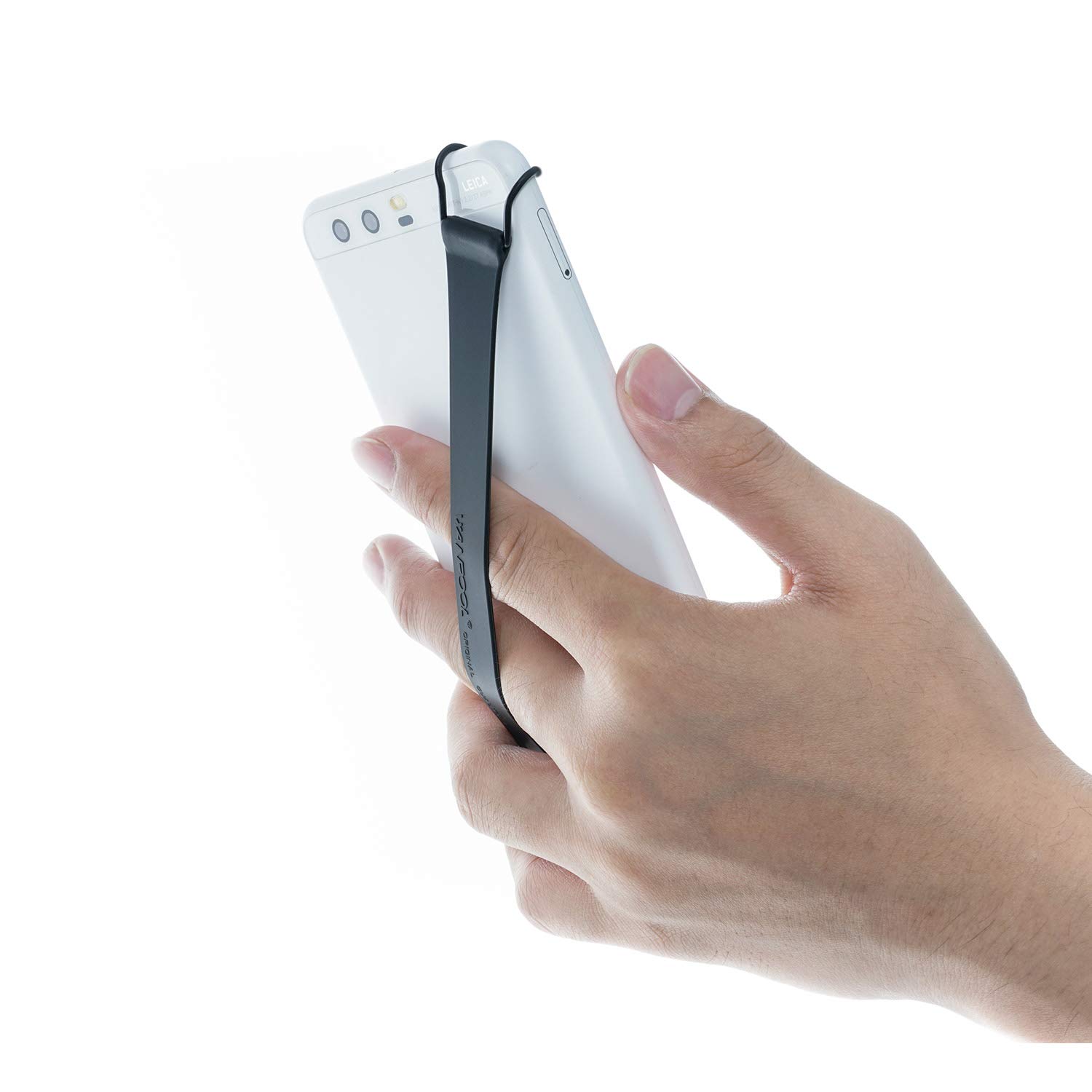 Non-Slip Silicone Hand Strap Grip for iPhone 16 Pro Max/15 Plus/14/13/12 Pro/11/Xs Max/XR/SE & Galaxy Note 20/S24 - Universal Phone Holder for Secure One-Handed Use While Hiking, Running, or Traveling