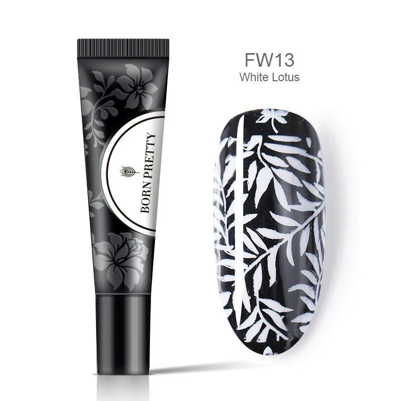 Born Pretty Stamping Gel - Long-Lasting Nail Art Polish for DIY Manicures & Pedicures - Perfect for Home, Salon & Party Nail Designs