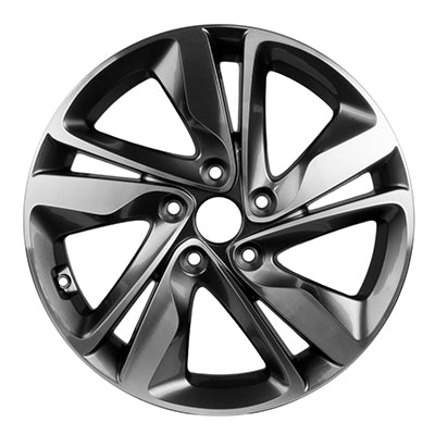 **2014-2016 Hyundai Elantra 17-Inch OEM Machined Alloy Wheels ALY070860 (529103X850) – Perfect for Replacement & Custom Upgrades**