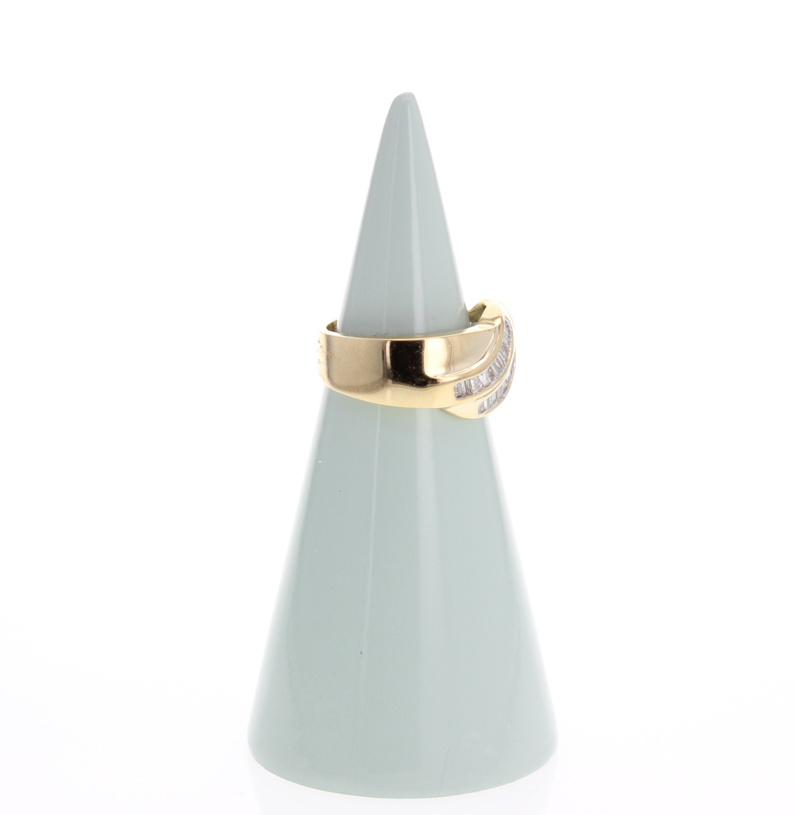 1.00cttw Baguette Diamond Cocktail Ring in 14K Yellow Gold | Elegant Party & Evening Wear Jewelry for Women