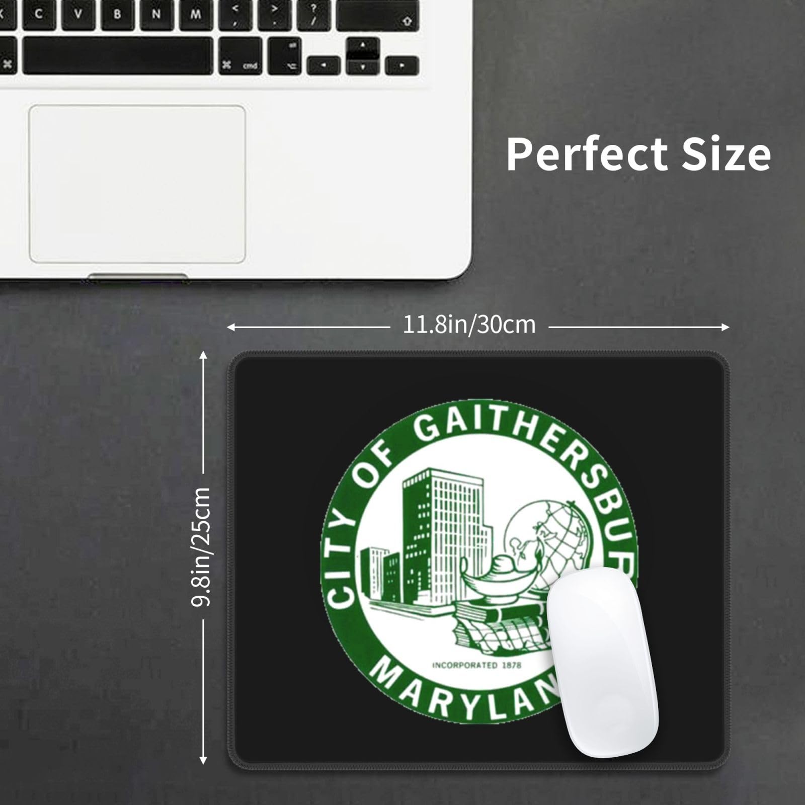 SIYTUAU Waterproof Non-Slip Rubber Mouse Pad - 10x12 Inch Office & Gaming Mousepad for Laptop & PC - Perfect for Work, Gaming & Home Office in Gaithersburg, Maryland
