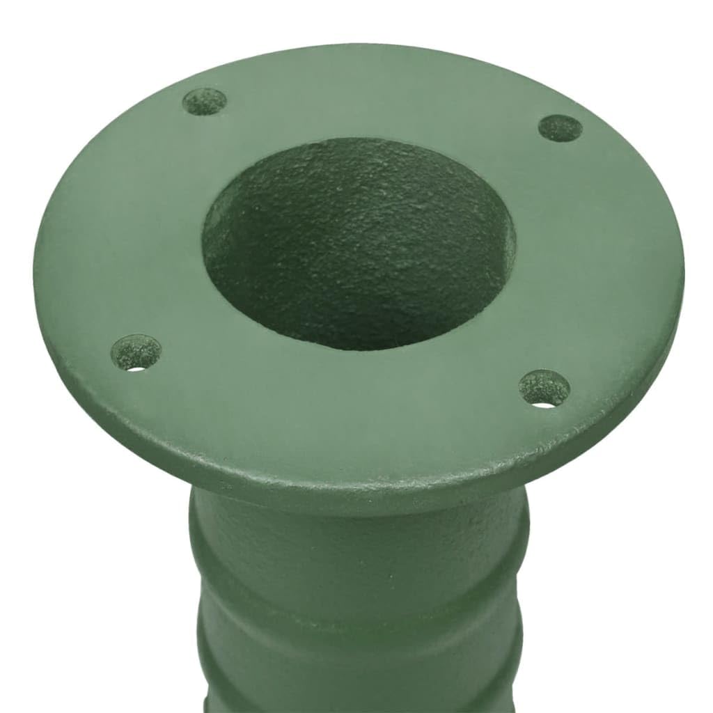 vidaXL Self-Priming Green Cast Iron Manual Water Pump Stand - Durable Outdoor Water Pump Base for Farms, Gardens & Emergency Water Supply