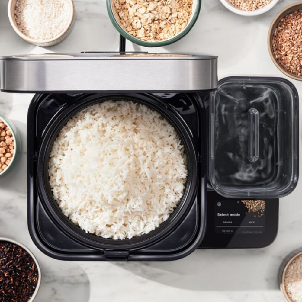 KitchenAid Grain and Rice Cooker - 6 Qt Multi-Functional Slow Cooker & Steamer for Perfect Rice, Grains, and Meals | Ideal for Home Cooking, Meal Prep, and Healthy Eating