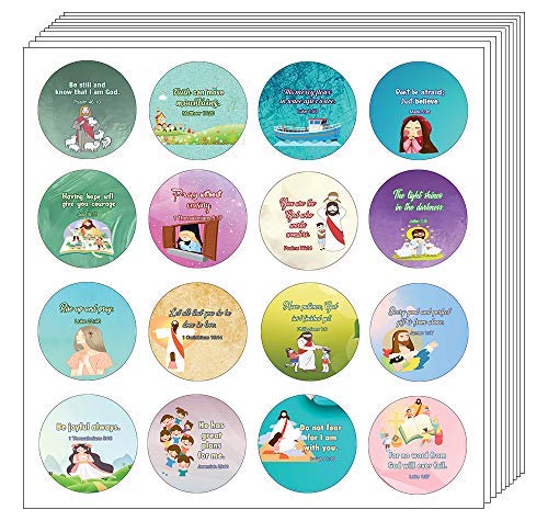 Religious Stickers for Kids (10-sheet)