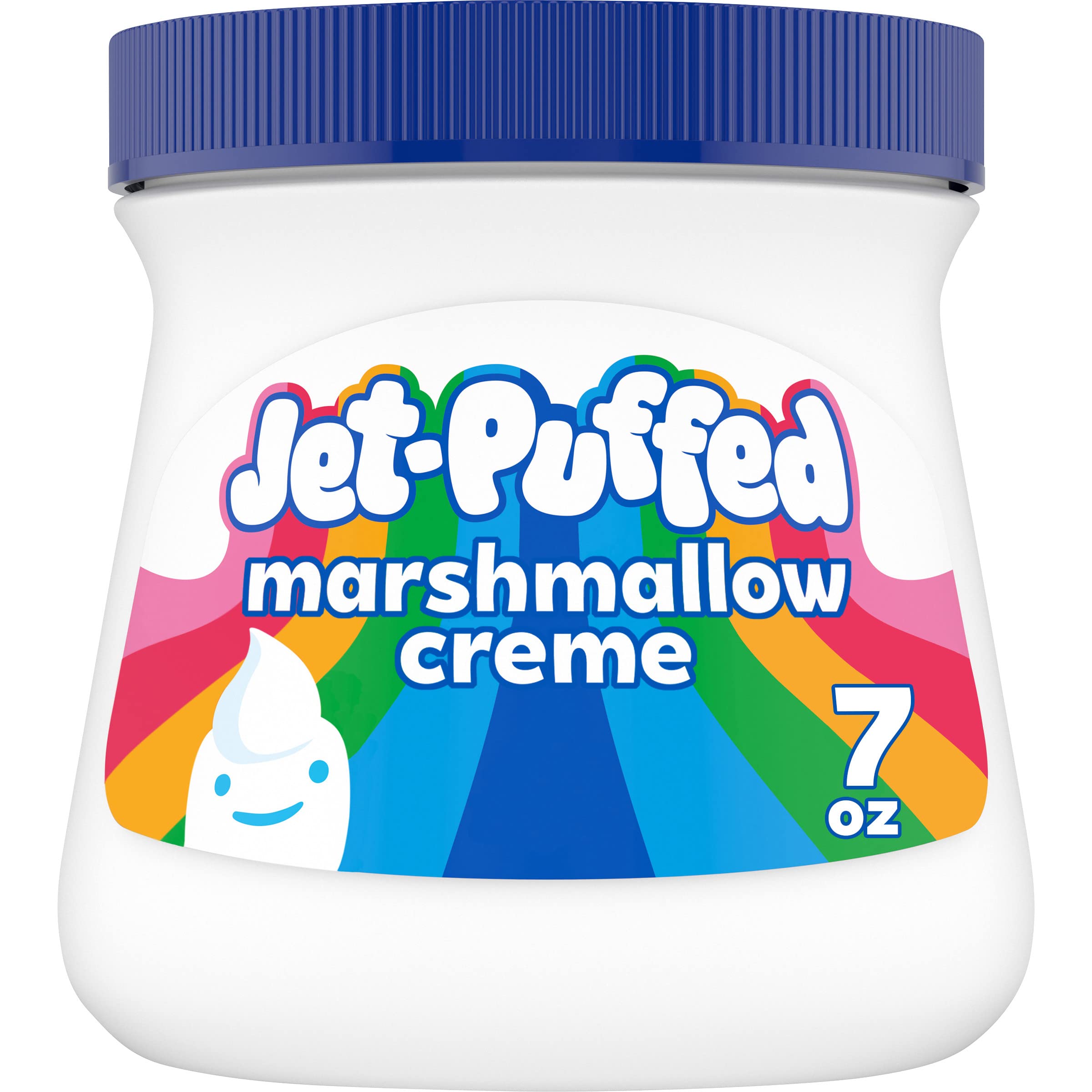 Jet-Puffed Marshmallow Creme - 7 oz Jar of Fluffy Marshmallow Spread for Baking, Desserts & Hot Cocoa Topping