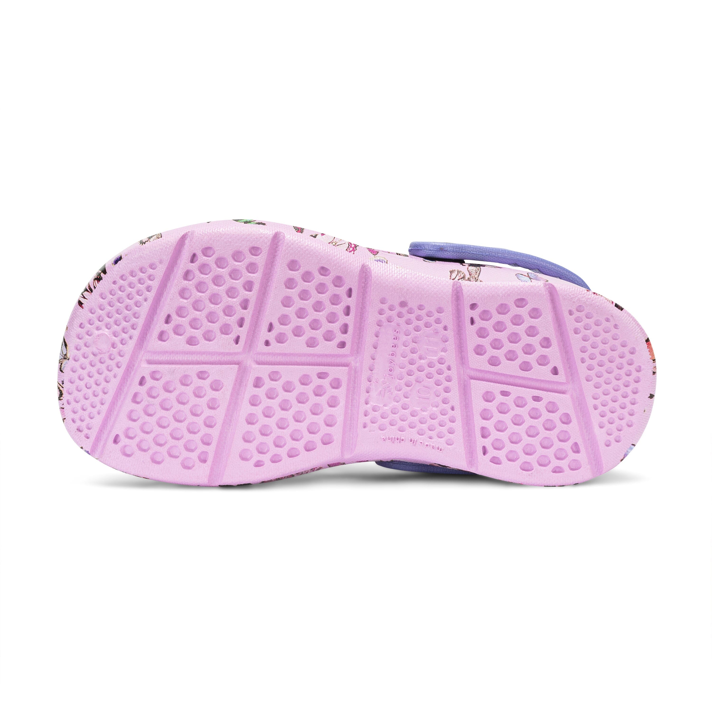 JOYBEES Active Clog Shoes for Kids - Non-Slip Waterproof Garden Clogs with Fun Graphics - Perfect for Outdoor Play, Beach, and Pool Activities