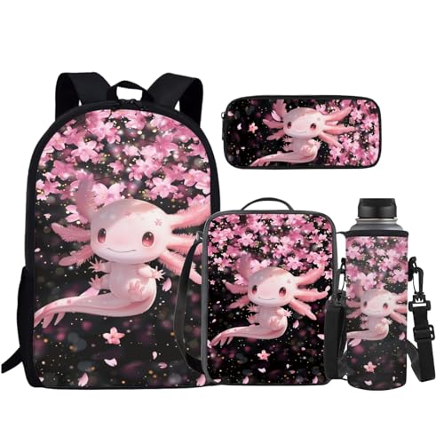 Cherry Blossom Axolotl-Pink Printed